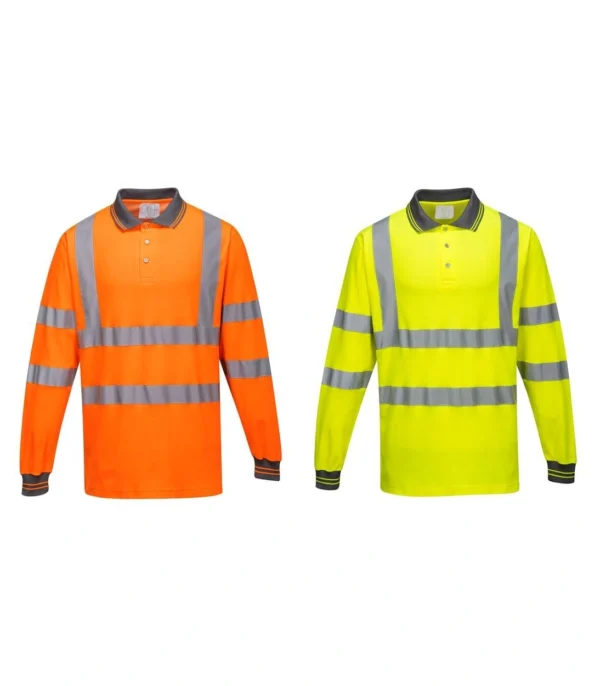 Portwest S271 Long Sleeved Cotton Comfort Polo